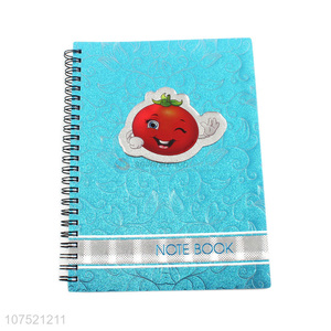 Factory price glitter a5 spiral notebook glitter spiral journal for school