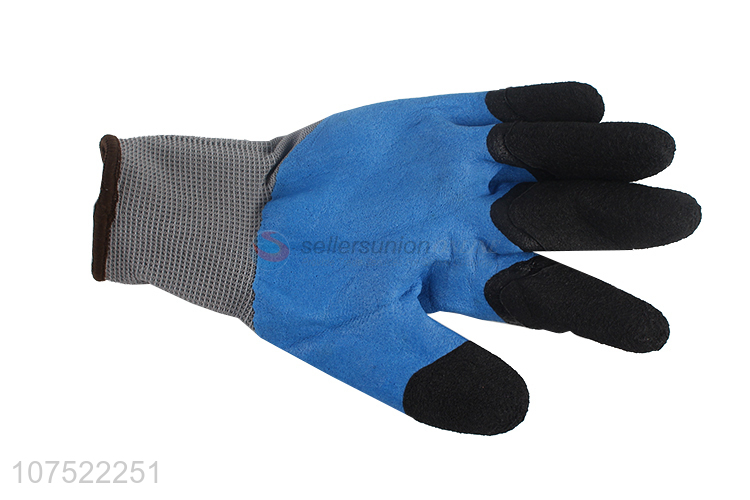 Most popular latex coated working gloves car repairing gloves garden gloves