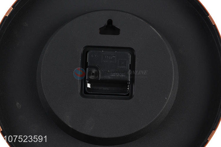 Bottom price no-punch macarons pattern wall clock silent quartz clock for classroon decoration