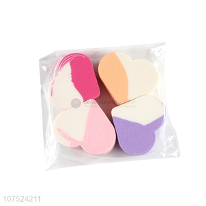 Lovely Design Heart Shape Powder Puff Fashion Makeup Sponge