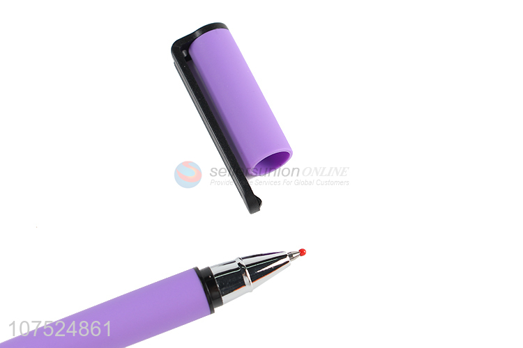 Popular Office Stationery Plastic Black Gel Pen