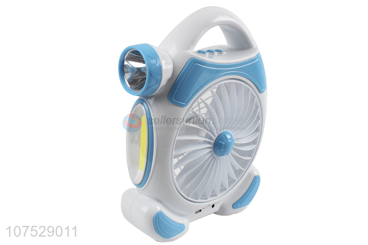 Lowest Price Multifunctional Portable Usb Rechargeable Fan With Led Light