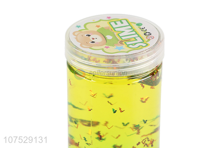 Factory Sell Sequins Two-Color Crystal Mud Kids Educational Toy