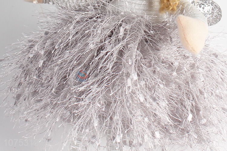 Low price handmade crafts Christmas decoration fabric doll ornaments