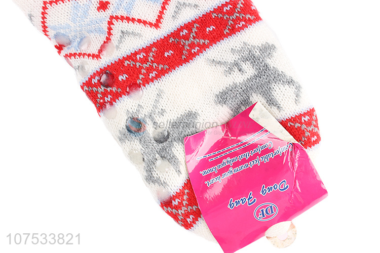 Wholesale winter home slippers floor socks for ladies