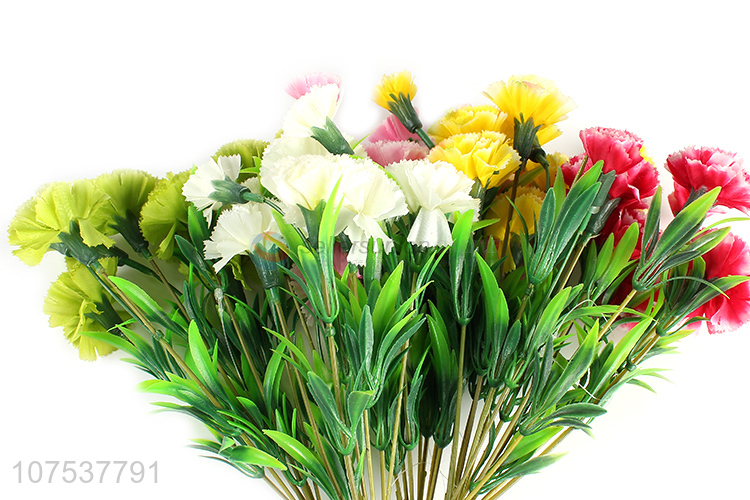 Popular Simulation Carnation Plastic Artificial Flowers