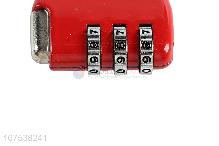 Popular Colorful Coded Lock 3 Digits Combination Lock