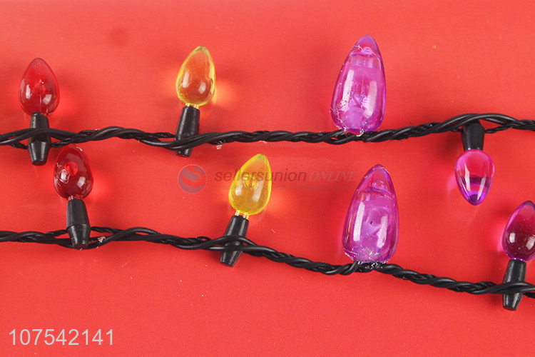 New Products Festival Supplies Flashing Led Light Up Bulb Necklace