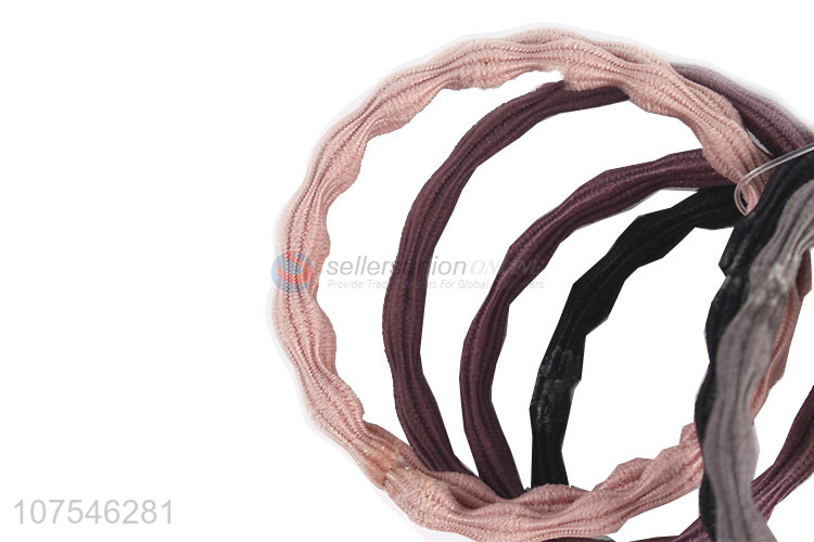 Cheap Price Simple Solid Color Elastic Hair Rope Fashion Hair Ring