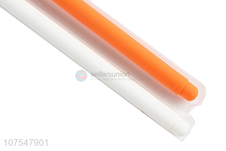 Most popular rabbit & carrot shape plastic gel ink pens for students