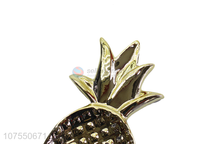 Suitable Price Porcelain Pineapple Shape Dinnerware Ceramic Plate