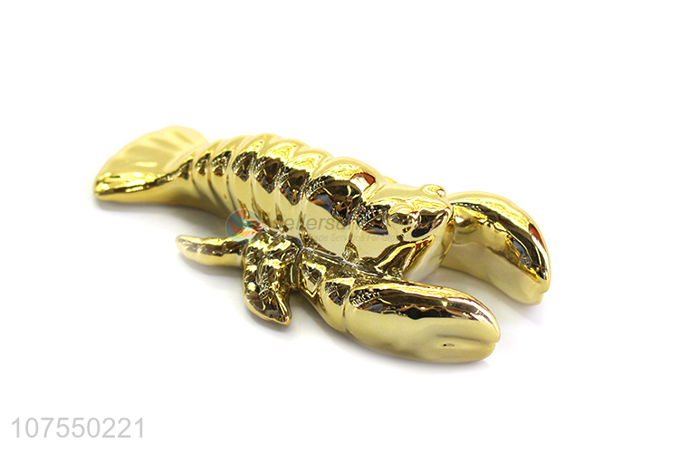 Top Selling New Design Ceramic Lobster Ornaments Decoration Figurine