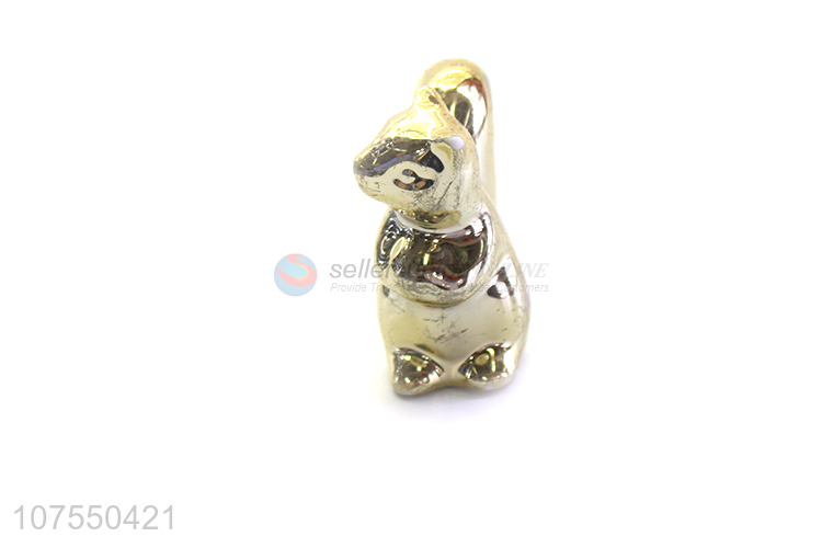 Factory Price Animal Squirrel Ceramic Ornaments Exquisite Decoration