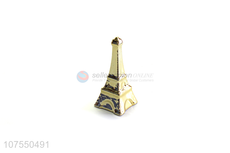 Lowest Price Eiffel Tower Shaped Table Decorative Ceramic Ornaments
