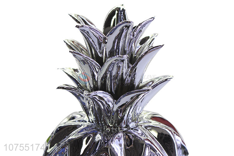 Factory Sell Lovely Pineapple Shape Ceramic Ornaments Home Decoration Accessories
