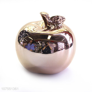 Cheap And Good Quality Ceramic Apple Ornaments Home Decoration Figurine