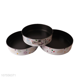 Wholesale 3 Pieces Round Cake Mould Baking Pan