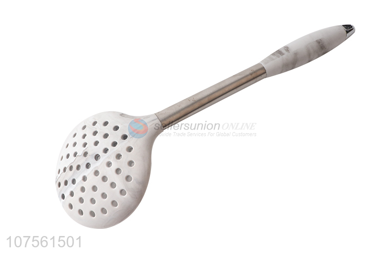 New Design Stainless Steel Handle Kitchen Colander Strainer Scoop