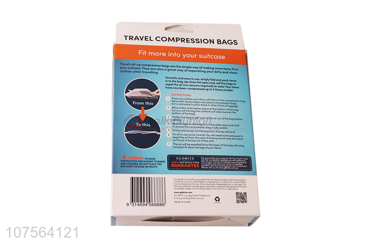 Cheap And Good Quality 2 Pieces Travel Compression Storage Bags