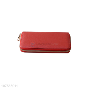 Fashion design <em>ladies</em> pu leather <em>purse</em> women long wallets