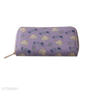 Hot selling newest <em>ladies</em> long wallet pu leather <em>purse</em> wallet
