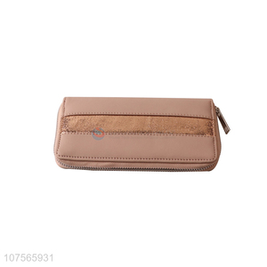 Hot sale <em>women</em> long wallet pu <em>purse</em> with card holder