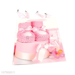 Good sale baby girl birthday party paper gift bag present bag