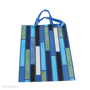 Competitive price orthogon pattern paper gift bag paper present bag