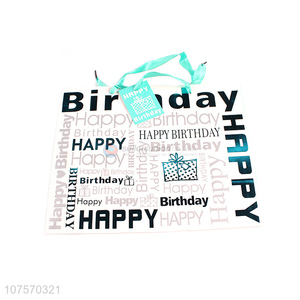 Bottom price birthday paper gift bag paper souvenir bag