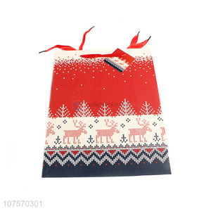 Hot selling <em>Christmas</em> paper <em>gift</em> bag glitter paper bag