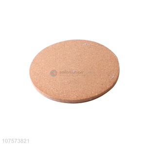 Best selling decorative round wooden coaster holder cork cup mats