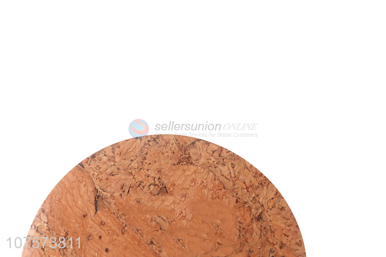 Good quality round cork cup mats eco-friendly cork costers