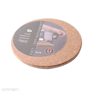 Popular products round cork coster eco-friendly reusable cup mats
