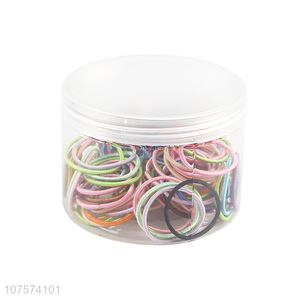 Factory Wholesale Elastic Hair Ring Colorful Hair Rope