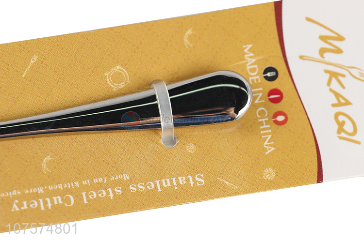Wholesale Price Kitchen Utensils Stainless Steel Round Spoon