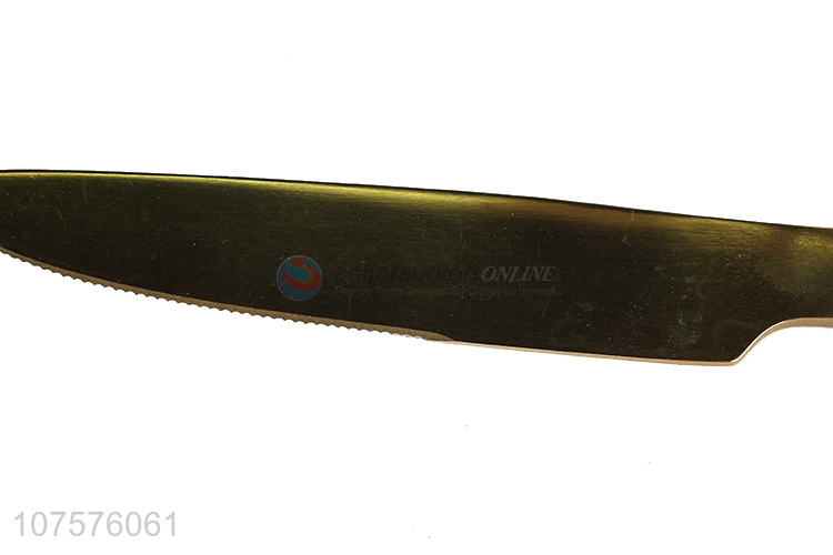 Factory Price Colorful Handle Stainless Steel Table Knife