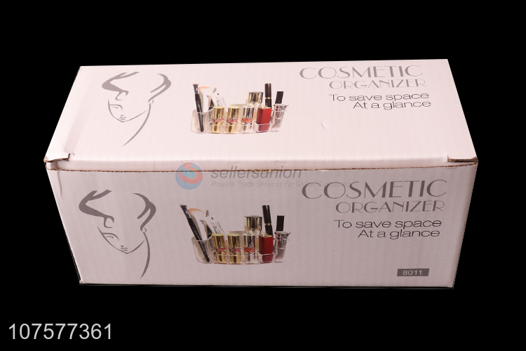 High Quality Transparent Plastic Makeup Storage Box Cosmetic Organizer
