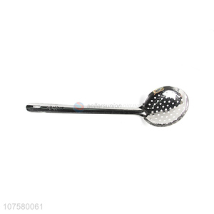 Wholesale cooking tools stainless iron slotted spoon metal strainer spoon