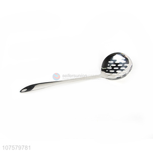 High quality kitchen utensils stainless steel slotted spoon cooking strainer ladle