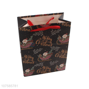 Hot Selling <em>Christmas</em> <em>Gift</em> Bag Portable Paper Hand Bag