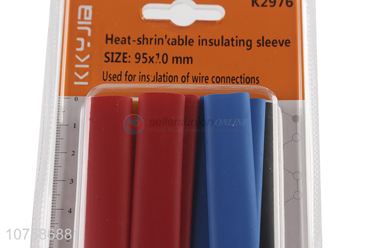 Hot selling colorful heat shrinkable insulating sleeve heat shrinkable tube