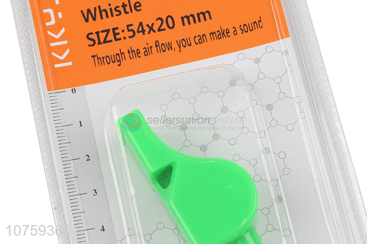 Most popular sport referee whistle plastic whistle toy for kids