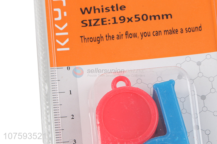 Low price sport referee whistle plastic survival whistle