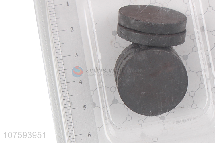 Factory price 25*5mm black round flat magnet disc magnet