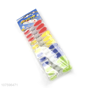 Factory Sell Transparent Two-Color Plastic Clothes Pegs Laundry Pegs