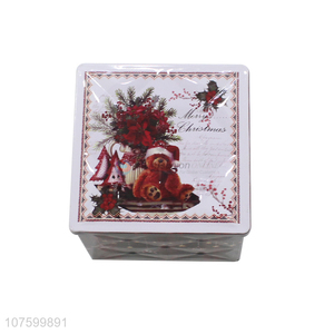 High Quality Square Tin Box Christmas Gift Box Candy Box