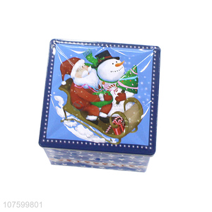 Good Sale Square Tin Box Christmas Gift Box Candy Box