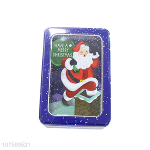 Good Sale Rectangle Christmas Candy Box Tin Box