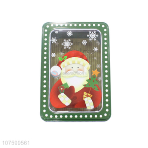 Good Quality Rectangle Christmas Tin Box Storage Box