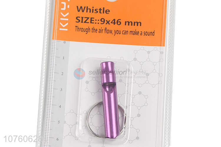 New Arrival Colorful Outdoor Aluminum Whistle For Sale